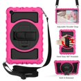 thumbnail image 1 of Dteck Galaxy Tab A 10.1 2019 Case with Screen Protector, 360° Rotatable Kickstand with Hand Strap Shoulder Strap 3 in 1 Shockproof Case for Samsung Galaxy Tab A 10.1 2019 SM-T510 T515, Rose, 1 of 7