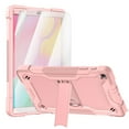 thumbnail image 1 of Dteck Galaxy Tab A 10.1 2019 Case with Screen Protector, Heavy 3 IN 1 Rugged Shockproof Case Kickstand Protective Cover for Samsung Galaxy Tab A 10.1 2019 release SM-T510 T515, Rosegold, 1 of 9
