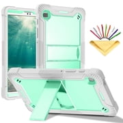 Dteck Galaxy Tab A7 Lite Case 8.7 inch 2021 (SM-T220/SMT225), Heavy Duty Rugged Shockproof Case with Kickstand for Samsung Galaxy Tab A7 Lite 2021 Tablet, Green