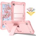 thumbnail image 1 of Dteck Galaxy Tab A7 Lite Case 8.7 inch 2021 (SM-T220/SMT225), Heavy Duty Rugged Shockproof Case with Kickstand for Samsung Galaxy Tab A7 Lite 2021 Tablet, Rosegold, 1 of 8
