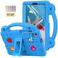 thumbnail image 1 of Dteck for Galaxy Tab A7 Lite Case with Screen Protector, Samsung Tab A7 Lite 8.7 Inch Case with DIY Cute Cartoon Toys for Kids, Child Proof Shockproof Protective Case with Handle Stand,Blue, 1 of 6