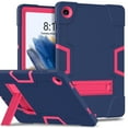 thumbnail image 1 of Dteck for Galaxy Tab A9 Plus Case, Heavy Duty Shockproof Rugged Protective Cover with Kickstand for Samsung Galaxy Tab A9+/Plus 11 Inch Tablet 2023 SM-X210/X216/X218,Navy+Rose, 1 of 6
