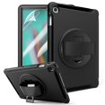 thumbnail image 1 of Dteck Galaxy Tab S5e 2019 Case with Soft Screen Protector, 360 Rotating Kickstand Full-Body Impact Resistant Cover with Hand Strap For Samsung Galaxy Tab S5e 10.5 Inch 2019 (SM-T720 /SM-T725), Black, 1 of 10