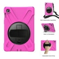 thumbnail image 1 of Dteck Galaxy Tab S5e Case with Soft PET Screen Protector, Heavy Duty Rugged Shockproof Rotating Kickstand Protective Cover Case with Shoulder Strap for Samsung Galaxy Tab S5e 10.5", Rose, 1 of 8