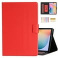 thumbnail image 1 of Dteck Galaxy Tab S6 Lite Case, Multiple Angle Stand Case Fit Samsung Galaxy Tab S6 Lite 10.4 Inch Model SM-P610/P615 2020 Release Tablet [Auto Wake/Sleep], Red, 1 of 9