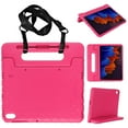 thumbnail image 1 of Dteck Galaxy Tab S7+ 12.4 inch 2020 Tablet Case with Shoulder Strap, Crossbody Lightweight EVA Foam Shockproof Convertible Handle Stand Cover Kids Friendly Case, Rose, 1 of 1