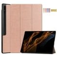 thumbnail image 1 of Dteck for Galaxy Tab S9 Ultra Case 2023, Shockproof Stand Case, Auto Sleep/Wake, Hard PC Back Cover for Samsung Galaxy Tab S9 Ultra 14.6 Inch SM-X910/X916/X918,Rosegold, 1 of 10