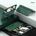 thumbnail image 1 of Dteck for Galaxy Z Fold 4 5G Case, Full Cover Hinge Protection Shockproof Protective Phone Case with Built-in Screen Protector & Magnetic Foldable Kickstand for Samsung Z Fold 4,Green, 1 of 7