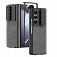 thumbnail image 1 of Dteck for Galaxy Z Fold 5 5G Case with Built in Screen Protector, Shockproof Hinge Protection Slide Lens Protection Full Body Rugged PU Leather for Samsung Z Fold 5 2023 ,Grey, 1 of 6