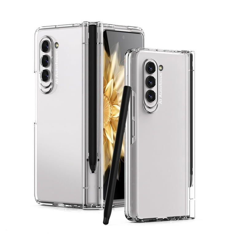 Dteck for Galaxy Z Fold 5 Case with Stylus, Full Body Shockproof