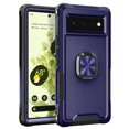 thumbnail image 1 of Dteck Google Pixel 6 Case, Google Pixel 6 Case with Finger Ring Holder Kickstand, Military Grade Stand Cover Phone Cases Compatible for Google Pixel 6, Blue, 1 of 7