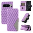 thumbnail image 1 of Dteck for Google Pixel 7 Pro Case with Wrist Strap, Shockproof Splicing Luxury PU Leather Flip Wallet Magnetic Kickstand Money Pouch Folio TPU Bumper Protective Cover, purple, 1 of 8