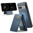thumbnail image 1 of Dteck for Google Pixel 7A Case Magnetic with Detachable Card Holder Wallet, Magnetic Phone Cover Compatible with MagSafe, Premium PU Leather Slim Shockproof Case for Pixel 7A,Blue, 1 of 7
