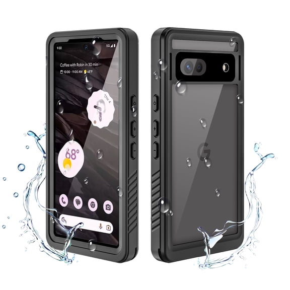 Dteck for Google Pixel 7A Case, Pixel 7A Waterproof Case with Built-in Screen Protector IP68 Underwater Full Body Clear Back Cover for Google Pixel 7A 2023