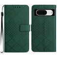 thumbnail image 1 of Dteck for Google Pixel 8 Magnetic Case, Premium PU Leather Folio Flip Wallet Case with Card Holder Cash Slot Lanyard Strap Kickstand Function Embossed Pattern Slim Shockproof Cover, green, 1 of 8