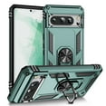 thumbnail image 1 of Dteck for Google Pixel 8 Pro Case with Screen Protector, Rotated Ring Kickstand Military Grade Drop Protection Shockproof Rugged Case for Google Pixel 8 Pro,Green, 1 of 7
