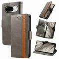 thumbnail image 1 of Dteck for Google Pixel 8 Pro Wallet Case, Shockproof Magnetic PU Leather Flip Folio with Card Holders RFID Blocking Kickstand Anti-Scratch TPU Inner Shell Phone Case, gray, 1 of 1