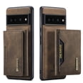 thumbnail image 1 of Dteck for Google Pixel 9 / 9 Pro Removable Wallet Cover Case, Shockproof PU Leather Wallet for Women Men with RFID Blocking Card Holder Slot Magnetic Closure Protective Phone Cover, Coffee, 1 of 8