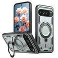 thumbnail image 1 of Dteck for Google Pixel 9 Pro / 9 Case, Magnetic for Car Holder Mount Holder 360 Degree Rotated Kickstand Ring Heavy Duty Protection Hard Rugged Protective Phone Cover for Pixel 9 Pro / 9, Gray, 1 of 1