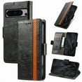 thumbnail image 1 of Dteck for Google Pixel 9 Pro / 9 Wallet Case, Shockproof Magnetic PU Leather Flip Folio Case with Card Holders RFID Blocking Kickstand TPU Inner Shell Phone Case (2024), Black, 1 of 6