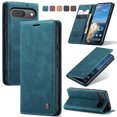 thumbnail image 1 of Dteck for Google Pixel 9 Pro / 9 Wallet Case,Vintage PU Leather Wallet Card Slot Kickstand Magnetic Closure RFID Blocking Shockproof Flip Folio Case Cover, Blue, 1 of 8
