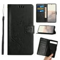thumbnail image 1 of Dteck for Google Pixel 9 Pro / 9 Case, Magnetic Closure Wallet RFID Blocking Premium Leather with Card Slots Stand Folio Flip Emboss Wrist Strap Cover for Google Pixel 9 Pro / 9 5G (2024), Black, 1 of 4