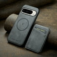 thumbnail image 1 of Dteck for Google Pixel 9 / Pixel 9 Pro Case Magnetic with Detachable Card Holder Wallet, Magnetic Phone Cover Compatible with MagSafe,Premium PU Leather Slim Shockproof Case for Pixel 9/9 Pro,Gray, 1 of 4