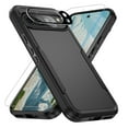 thumbnail image 1 of Dteck for Google Pixel 9 Pro Case with Screen Protector + Camera Lens Protector, ,Heavy Duty Shockproof Full Body Protective Phone Cover for Pixel 9 Pro,Black, 1 of 6