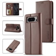 thumbnail image 1 of Dteck for Google Pixel 9 Pro XL Wallet Case with Card Slots, Magnetic Closure PU Leather Folio Flip Shockproof Protective Phone Case Cover for Google Pixel 9 Pro XL 2024 Released, Brown, 1 of 9