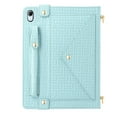 thumbnail image 1 of Dteck Handbag Case for  iPad 11-inch (A16) 2025,iPad 10th Generation 10.9 inch 2022 Elegant Crossbody Folio Stand Wallet Case with Pencil Holder, Card Slots, Hand Strap, Shoulder Strap,Blue, 1 of 9