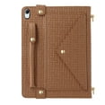 thumbnail image 1 of Dteck Handbag Case for iPad 9th 8th 7th Generation 10.2 inch (2021/2020/2019),Elegant Crossbody Folio Stand Wallet Case with Pencil Holder, Card Slots, Hand Strap, Shoulder Strap,Brown, 1 of 9