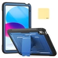 thumbnail image 1 of Dteck Hard Case for iPad (A16) 11th Generation 11 Inch 2025/ iPad 10th Generation 10.9 Inch 2022, Heavy Duty Military Grade Rugged Shockproof Protective Cover with Built-in Kickstand Cover, Navy Blue, 1 of 8