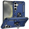 thumbnail image 1 of Dteck Heavy Duty Case for Samsung Galaxy S25 Plus Phone Case with Metal Ring Magnetic Kickstand, Military Grade Shockproof Rugged Protective Cover for Galaxy S25 Plus ,Blue, 1 of 6
