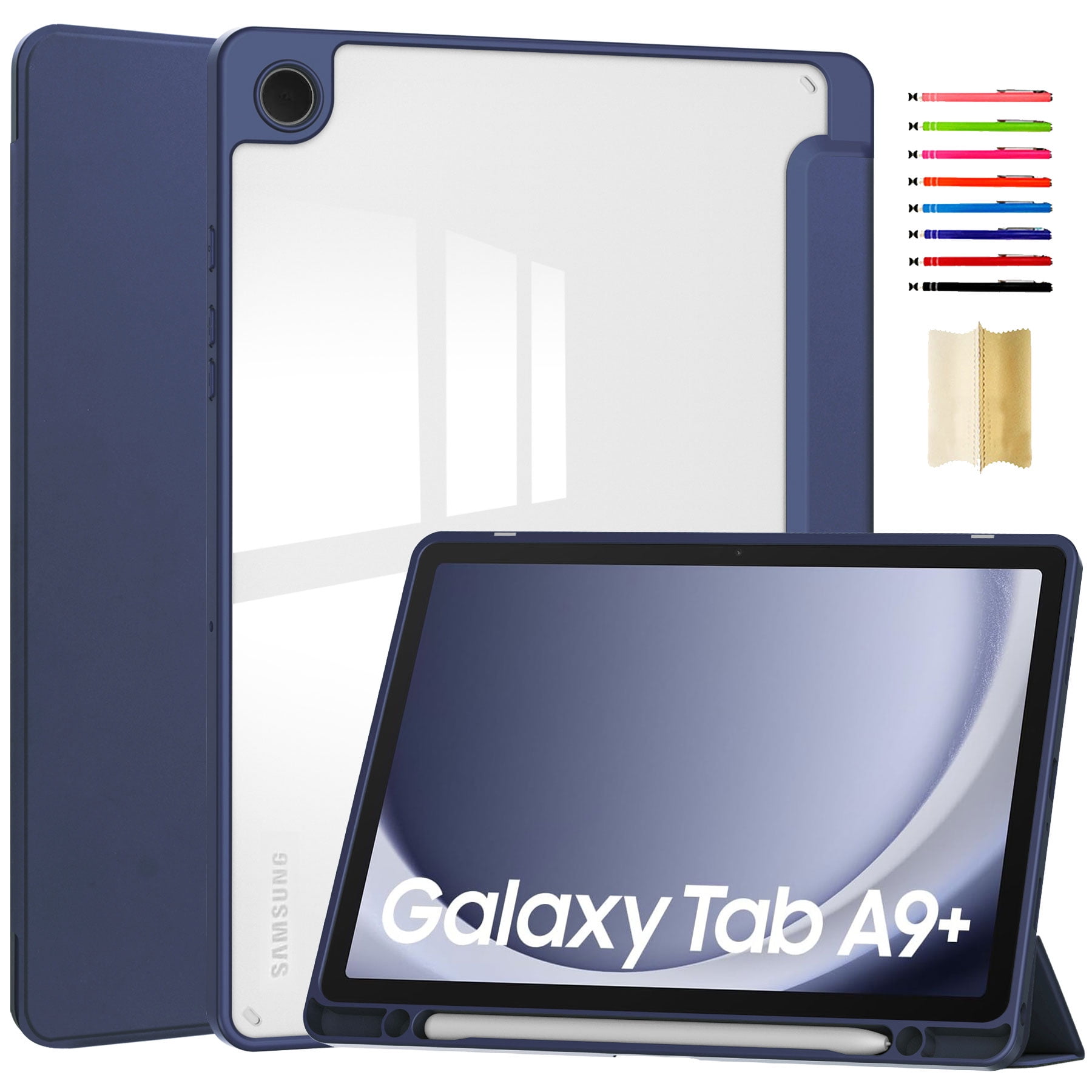 Dteck Hybrid Slim Case for Samsung Galaxy Tab A9+ Plus 11 Inch