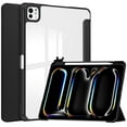 thumbnail image 1 of Dteck Hybrid Slim Case for iPad Pro 13-inch M4 (2024), Trifold Standing Shockproof Protective Cover with Clear Transparent Back Shell Built-in Pencil Holder for iPad Pro 13" 2024,Black, 1 of 8
