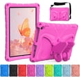 thumbnail image 1 of Dteck Kids Case for Fire HD 10 / Fire HD 10 Plus Tablet (13th/11th Generation, 2023/2021 Release),Lightweight Shockproof Case with Butterfly Wing Stand Shoulder Strap,Rose, 1 of 6
