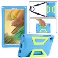 thumbnail image 1 of Dteck Kids Case For Samsung Tab A7 Lite 8.7" T220/T225,Shockproof Armor Rugged EVA Kickstand Case Kids Friendly Cover with Shoulder Strap for Galaxy Tab A7 Lite 8.7" 2021,Blue, 1 of 7