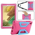 thumbnail image 1 of Dteck Kids Case For Samsung Tab A7 Lite 8.7" T220/T225,Shockproof Armor Rugged EVA Kickstand Case Kids Friendly Cover with Shoulder Strap for Galaxy Tab A7 Lite 8.7" 2021,Rose, 1 of 7