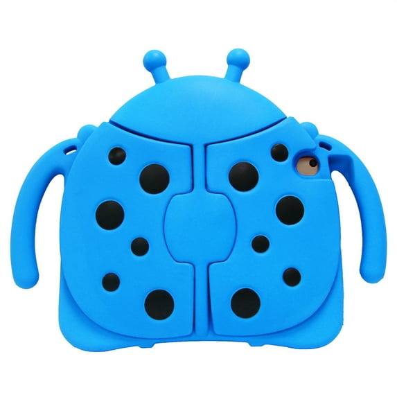 Dteck Kids Case For iPad 9th 8th 7th Generation 10.2-inch,3D Cute Shockproof EVA Rugged Heavy Duty Kids Friendly Case Kickstand Cover for iPad 10.2" 2021/2020/2019,Blue