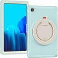 thumbnail image 1 of Dteck Kids Case for Galaxy Tab A7 10.4 2020 T500 T505 Rugged Kickstand with Pencil Holder Shockproof Heavy Duty Hybrid Three Layer Armor Silicone PC Tablet Cover, lightblue, 1 of 6