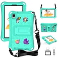thumbnail image 1 of Dteck Kids Case Kickstand Cover with Shoulder Strap for Galaxy Tab A9 8.7" (SM-X110/X115/X117) & Galaxy Tab A7 Lite 8.7" (SM-T220/T225/T227) & Tab A 8.0 2019 (SM-T290/T295/T297) ,Mintgreen, 1 of 9