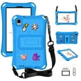 thumbnail image 1 of Dteck Kids Case Kickstand Cover with Shoulder Strap for Galaxy Tab A9 8.7" (SM-X110/X115/X117) & Galaxy Tab A7 Lite 8.7" (SM-T220/T225/T227) & Tab A 8.0 2019 (SM-T290/T295/T297) ,Skyblue, 1 of 9