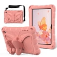 thumbnail image 1 of Dteck Kids Case for Kindle Fire HD7 2022, Lightweight EVA Stand Durable Shockproof Child Butterfly Case with Shoulder Strap for Kindle Fire HD7 2022,Lightpink, 1 of 6