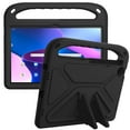 thumbnail image 1 of Dteck Kids Case for Lenovo Tab M10 Plus 10.6-inch 3rd Generation TB-125F/TB-128F,Shockproof EVA Case Kids Friendly Handle Kickstand Lightweight Cover,Black, 1 of 6