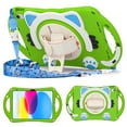 thumbnail image 1 of Dteck Kids Case for New iPad 10th Generation, Shockproof Handle Stand Case with Rotatable Hand Strap/Shoulder Strap for iPad 10th Gen 10.9" 2022,Green, 1 of 6