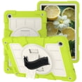 thumbnail image 1 of Dteck Kids Case for Samsung Galaxy A9 Plus 11-inch 2023 (X210,X215,X216),Heavy Duty Armor Rotating Stand Case Shockproof Hard Back Cover with Hand/Shoulder Strap,Green, 1 of 9