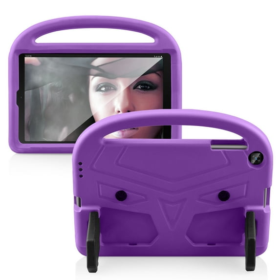 Dteck Kids Case For Samsung Galaxy Tab A 10.1 2019 SM-T510/T515 2019 model, Shockproof Light Weight Handle Stand Case EVA Foam Protective Cover,Purple Sparrow