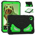 thumbnail image 1 of Dteck Kids Case for Samsung Galaxy Tab A9 8.7-inch (SM-X110/X115/X117), Shockproof Silicone Case Hybrid PC Heavy Duty Armor Cover with Dual Kickstand for Children ,Black+Green, 1 of 8