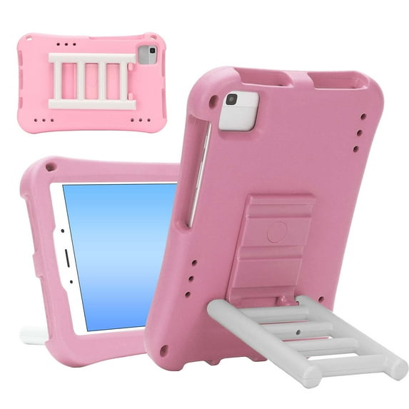 Dteck Kids Case for Samsung Galaxy Tab A9+ Plus 11-inch 2023 (SM-X210/X216/X218), Light weight Shockproof Rugged EVA Rotating Stand Protective Cover for Galaxy Tab A9+,Pink