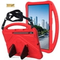 thumbnail image 1 of Dteck Kids Case for Samsung Galaxy Tab S10 FE Plus 13.1 inch (Model SM-X620/X626),Shockproof EVA Case Handle Stand with Shoulder Strap Cover for Galaxy Tab S10 FE+ 2025,Red, 1 of 7